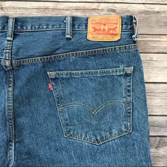 Levi's Other - Levi's 48x30 550 Relaxed Fit Medium Wash Blue Jean